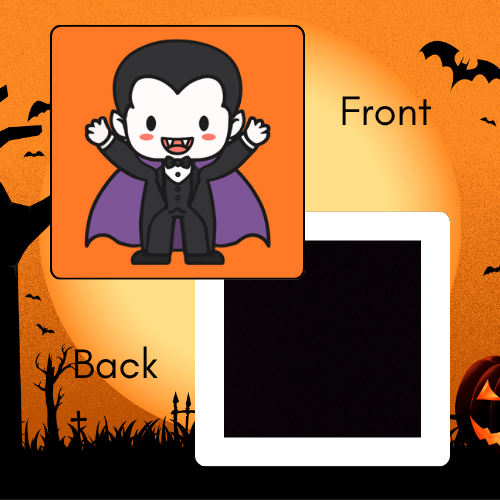 2" x 2" Kid Halloween Magnet Collection (5 Pack)