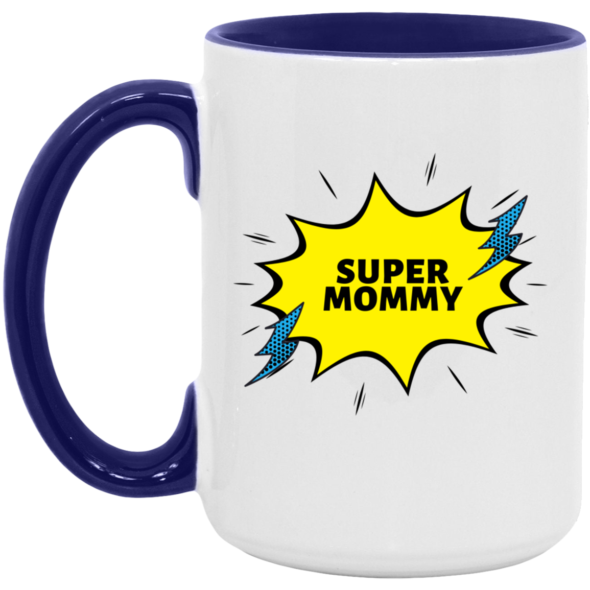 15oz. Accent Mug (Super Mommy)