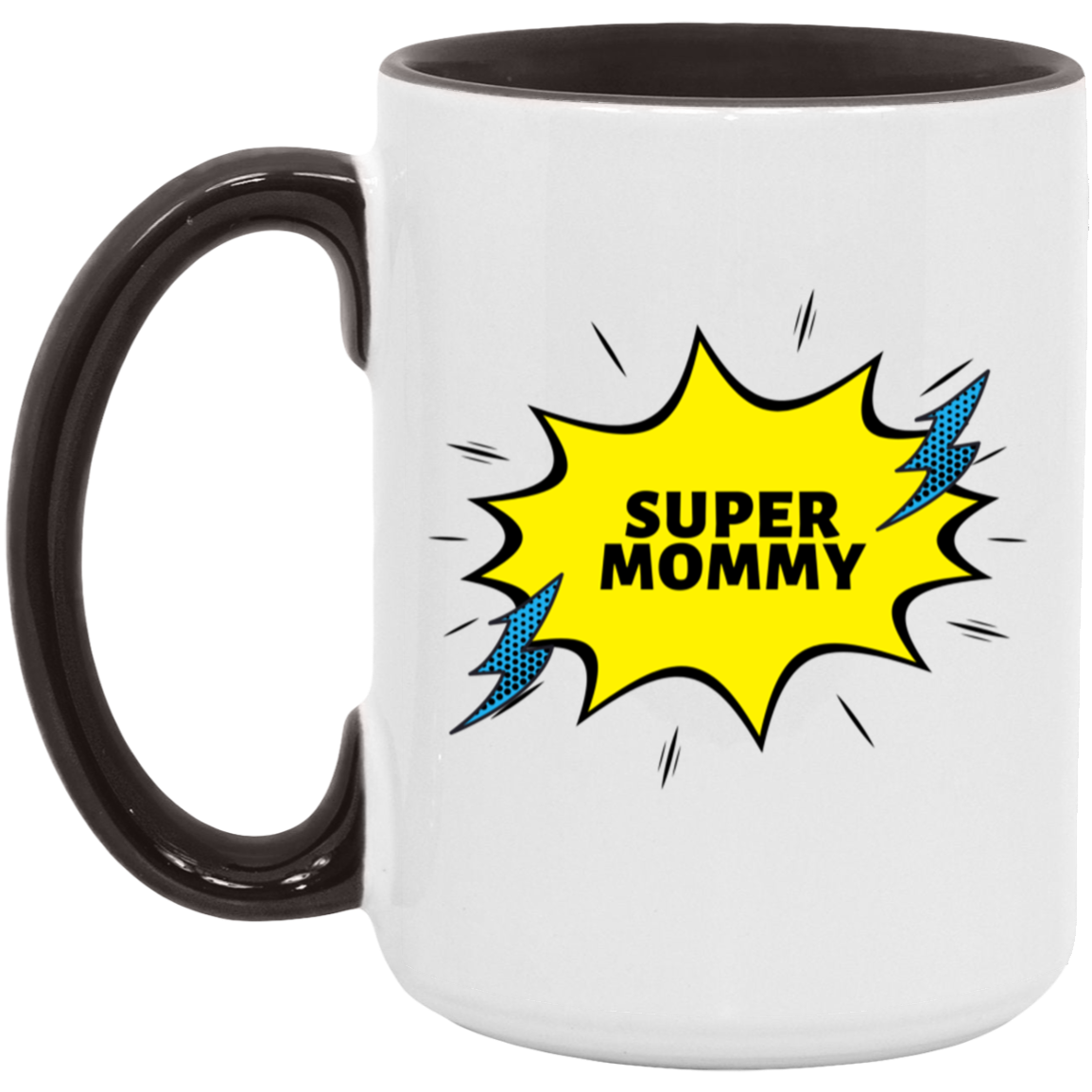 15oz. Accent Mug (Super Mommy)