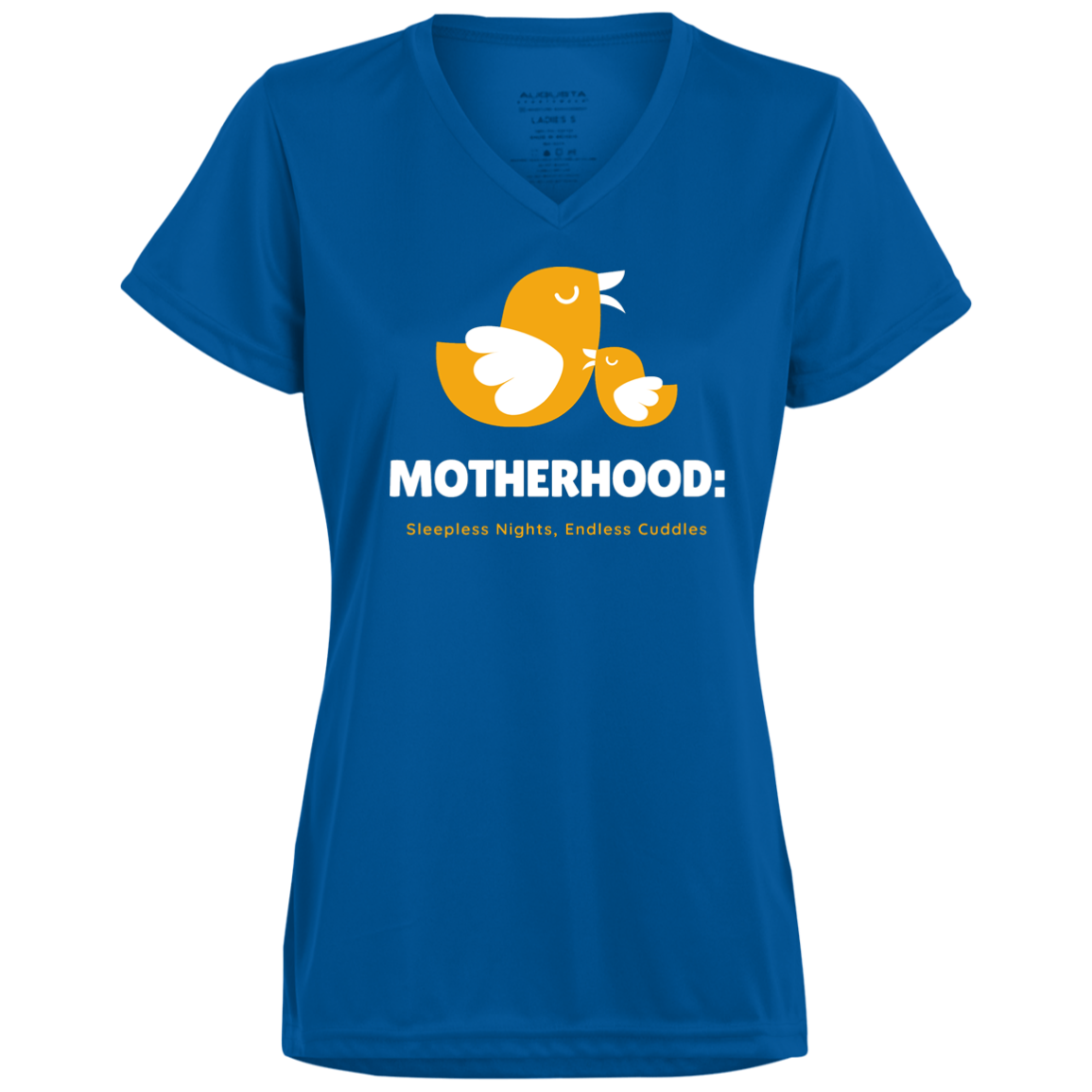 Ladies’ Moisture-Wicking V-Neck Tee (Motherhood)